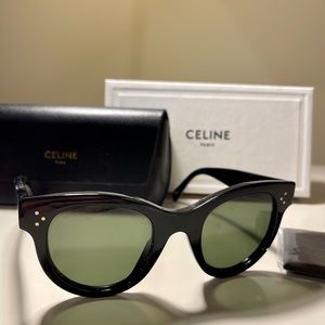 🕶 CELINE SUNGLASSES IN ACETATE WITH MINERAL LENSES - BLACK 🕶